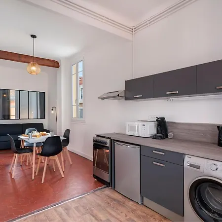Cosy And Trendy 2 Bedrooms Flat, Train Station/tramway Apartament Nicea